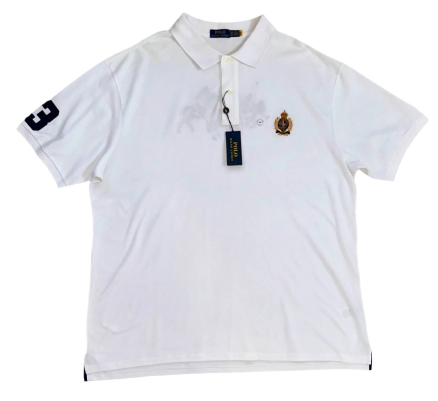 Triple-Pony Mesh Polo Shirt big and tall